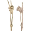 Party City Gesturing Skeleton Hands Plastic Yard Stakes, 18.5In, 2Ct| Skeletons
