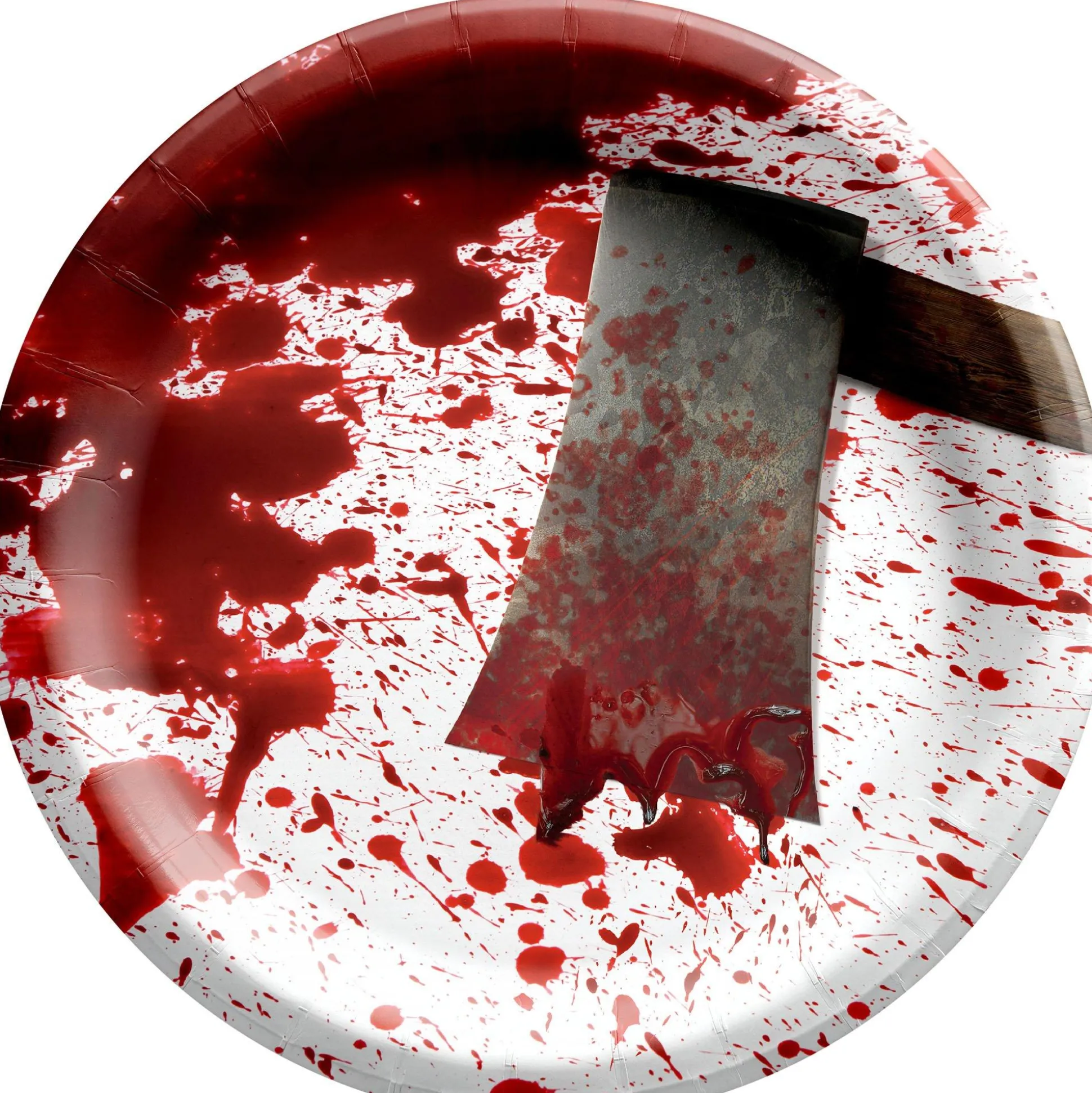 Party City Get Axed Paper Dinner Plates, 10In, 20Ct| Get Axed