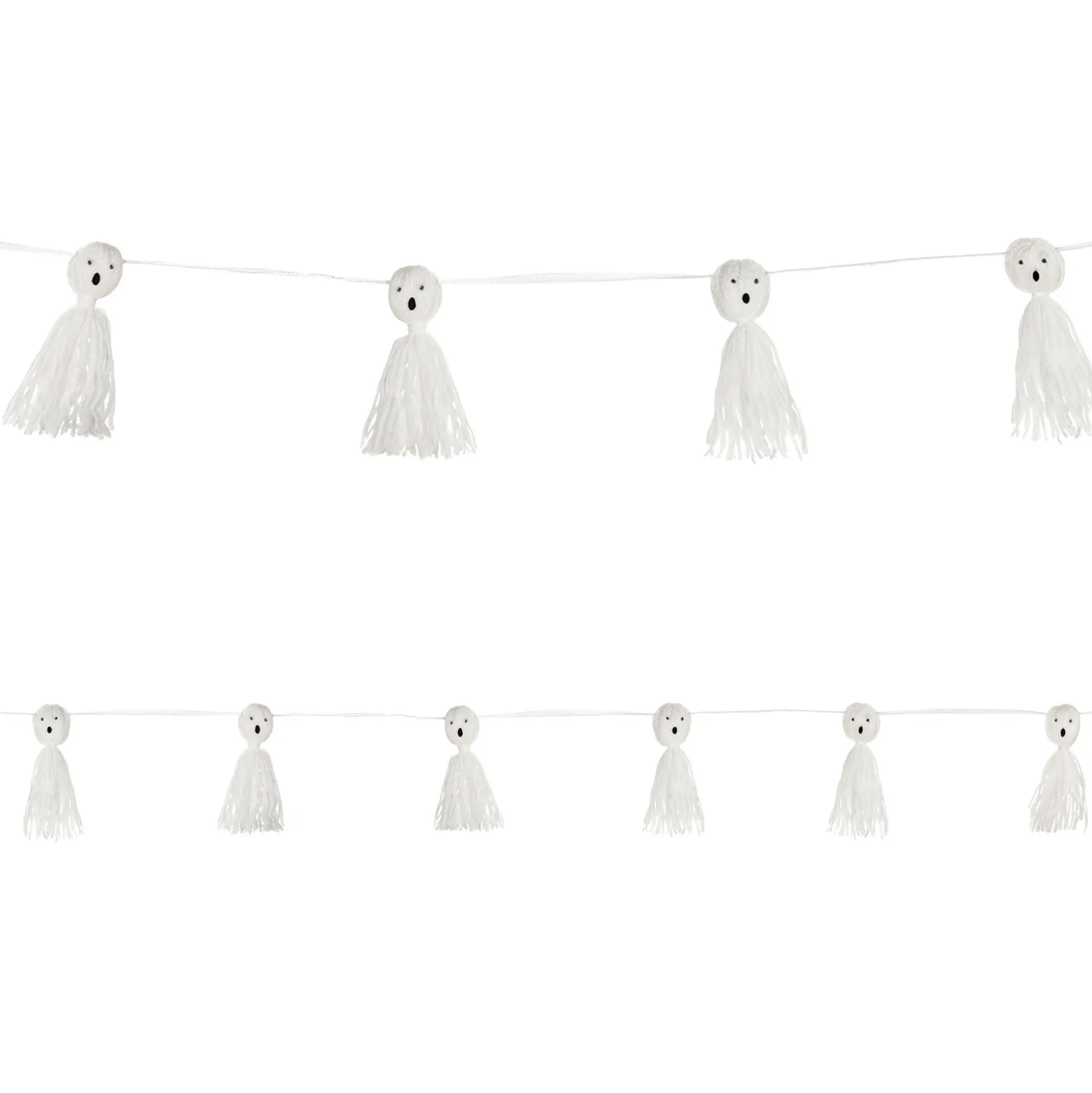 Party City Ghost Tassel Garland| Decorations