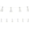 Party City Ghost Tassel Garland| Window & Wall Décor