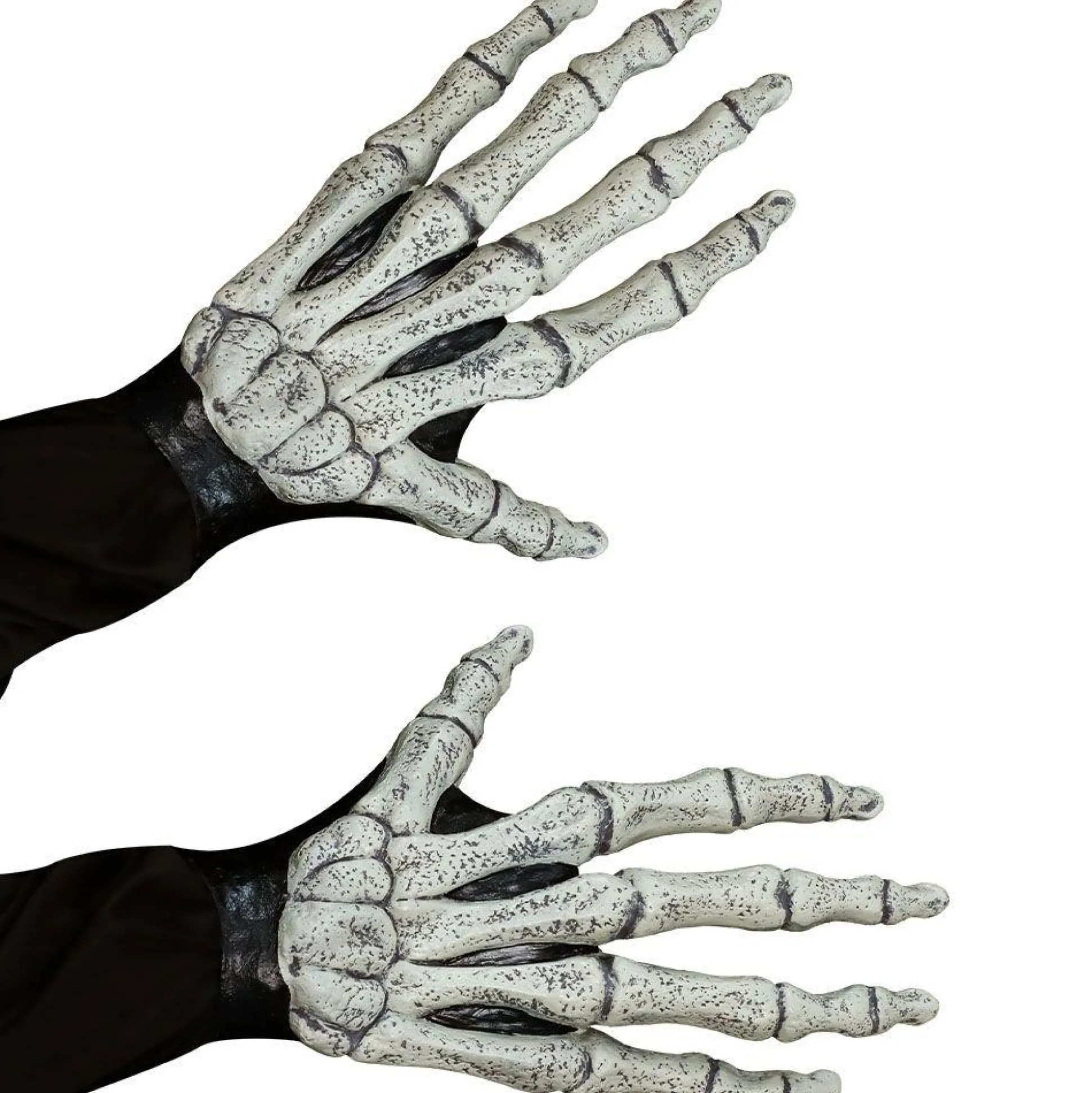 Cheap Ghostly Skeleton Bone Hand Gloves Gloves