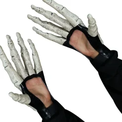 Cheap Ghostly Skeleton Bone Hand Gloves Gloves