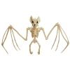 Party City Giant Bat Skeleton Plastic Hanging Decoration, 22.5In X 14.5In| Skeletons