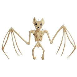 Party City Giant Bat Skeleton Plastic Hanging Decoration, 22.5In X 14.5In| Creatures