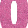 Outlet Giant Glitter Pink Number 0 Birthday Candle Baking Supplies