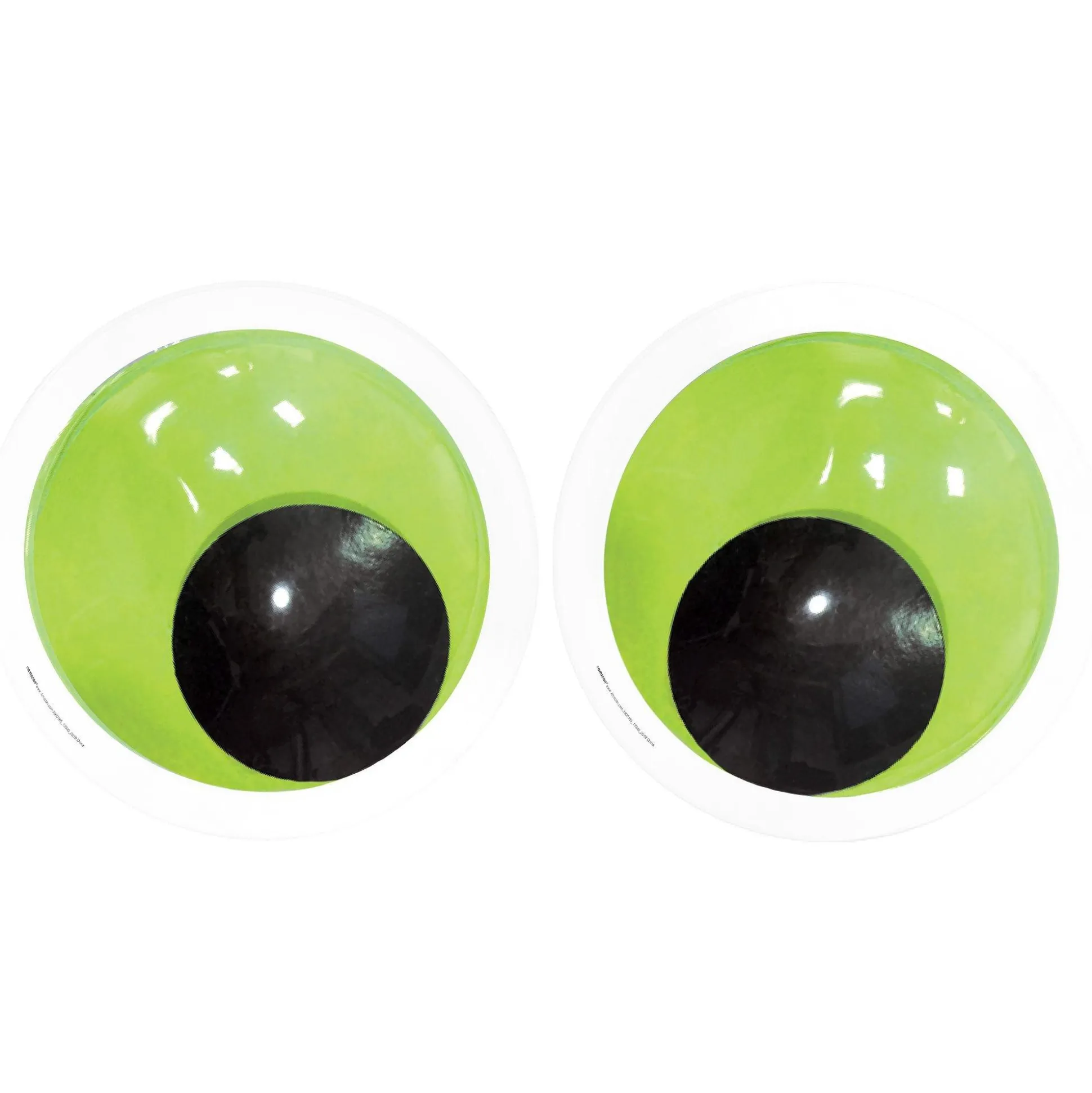 Party City Giant Green Googly Eyes Photo Booth Props 2Ct| Favors & Favor Bags