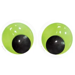 Party City Giant Green Googly Eyes Photo Booth Props 2Ct| Chop Shop