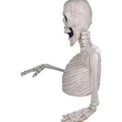 Party City Giant Rattles The Groundbreaking Skeleton Plastic Yard Decorating Kit, 8Pc| Creatures