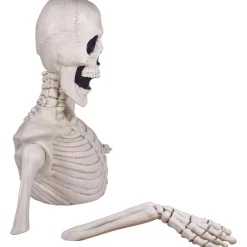 Party City Giant Rattles The Groundbreaking Skeleton Plastic Yard Decorating Kit, 8Pc| Skeletons