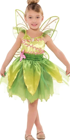 Party City Girls Classic Tinker Bell Costume|Girl Disney Princess