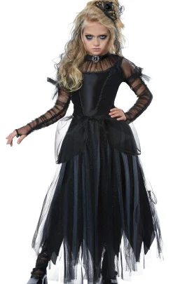 Party City Girls Dark Princess Costume|Girl Scary