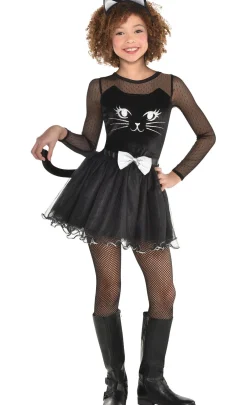 Party City Girls Kitty Kat Costume|Girl Animal & Bug