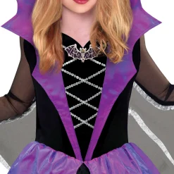 Party City Girls Miss Batiness Vampire Costume|Girl Animal & Bug