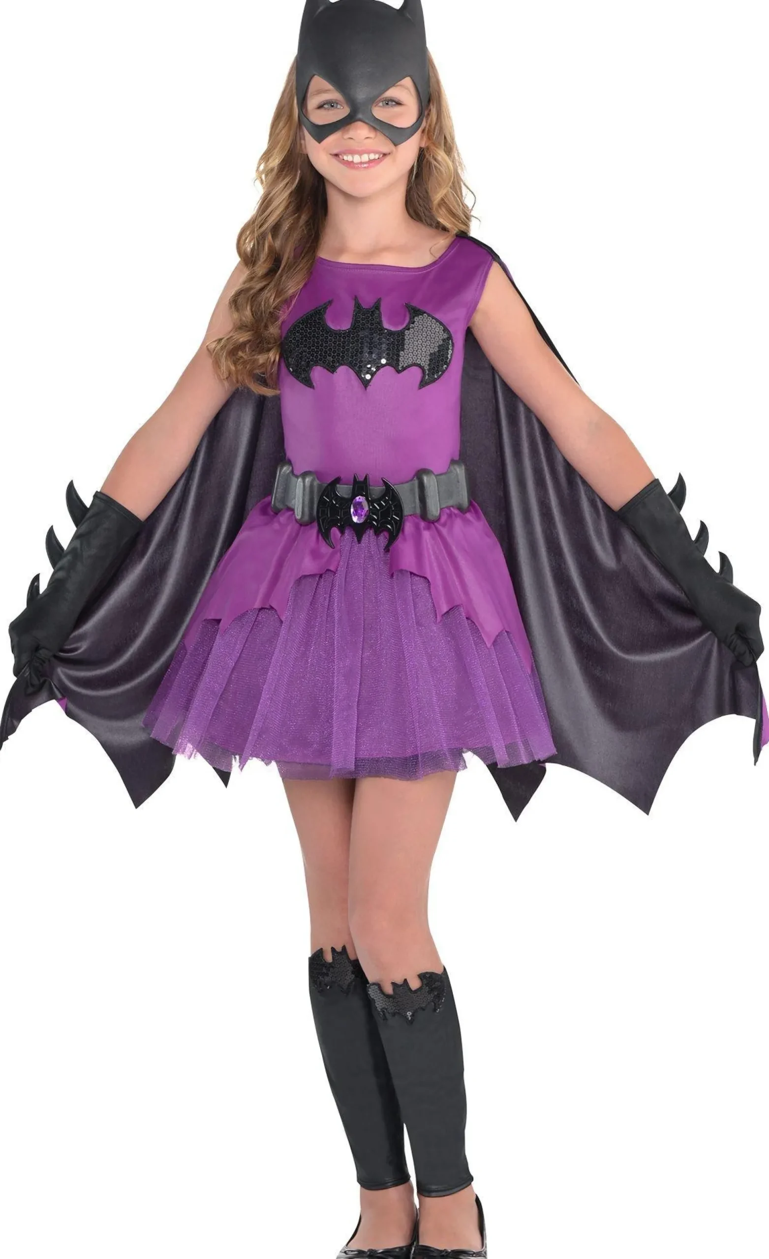 DC Comics Girls Purple Batgirl Costume - Batman|Girl Superhero