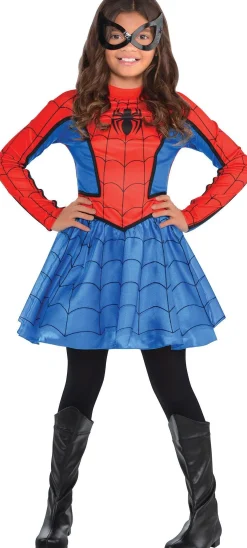 Marvel Girls Red Spider-Girl Costume|Girl Superhero