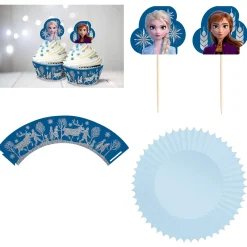 Shop Glitter Frozen 2 Cupcake Kit For 24 Baking Cups