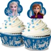 New Glitter Frozen 2 Cupcake Kit For 24 Baking Supplies