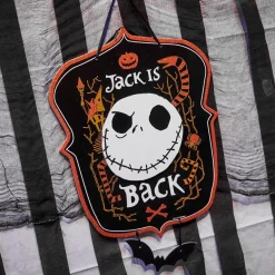 Party City Glitter Jack Skellington Sign - The Nightmare Before Christmas| Home Décor