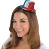 Online Glitter Patriotic Mini Top Hat Hats