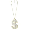 Best Sale Glitter Super Dollar Sign Necklace Jewelry