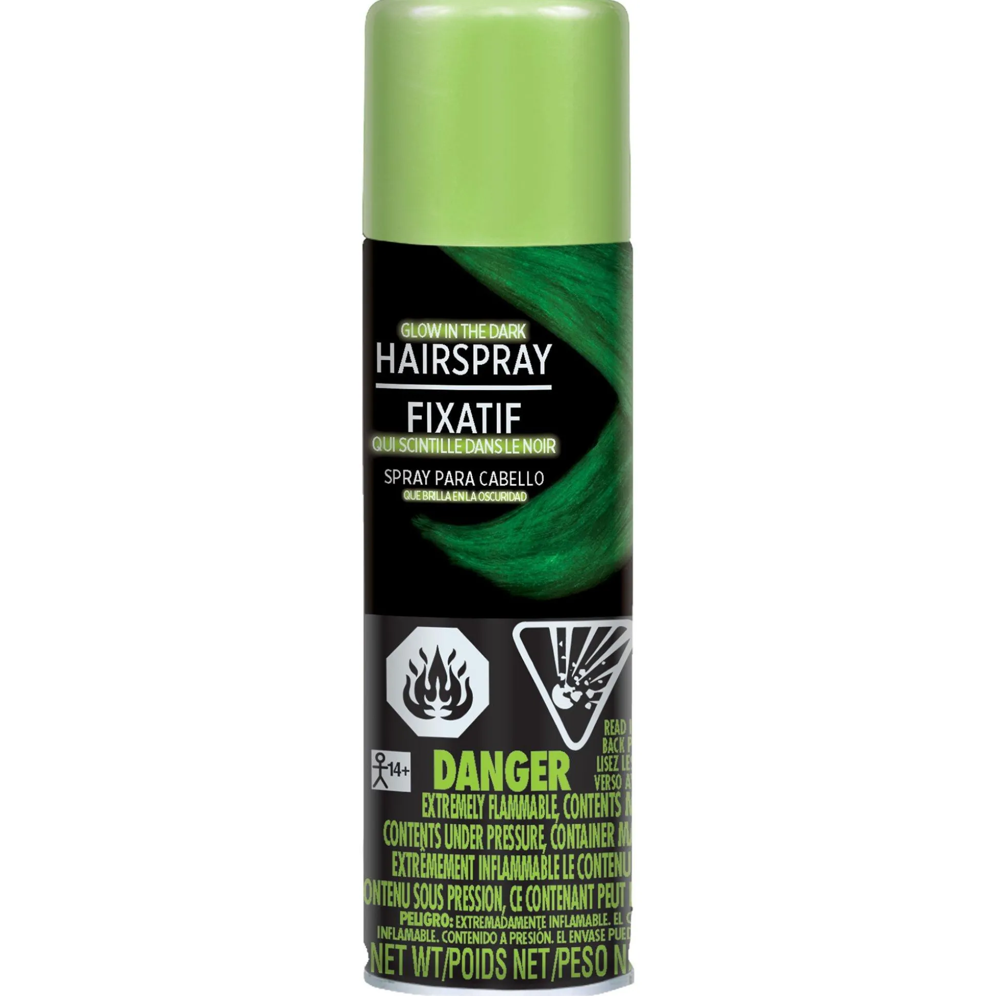 Clearance Glow In The Dark Hair Spray Wigs