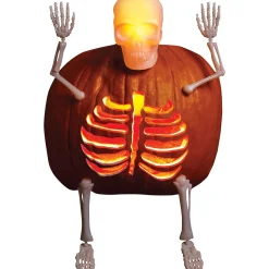 Party City Glow-In-The-Dark Pumpkin Bones Carving Kit| Pumpkin Carving Kits