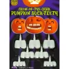 Party City Glow-In-The-Dark Pumpkin Buck Teeth 7Pc| Pumpkin Carving Kits