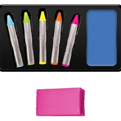 Store Glow-In-The-Dark Sugar Skull Makeup Kit - Day Of The Dead Makeup