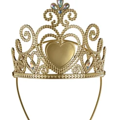 Shop Gold Disney Princess Tiara & Wand Costume Accessory Kit Tiaras, Crowns