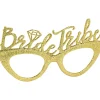 Discount Gold Glitter Bride Tribe Glasses 6Ct Glasses