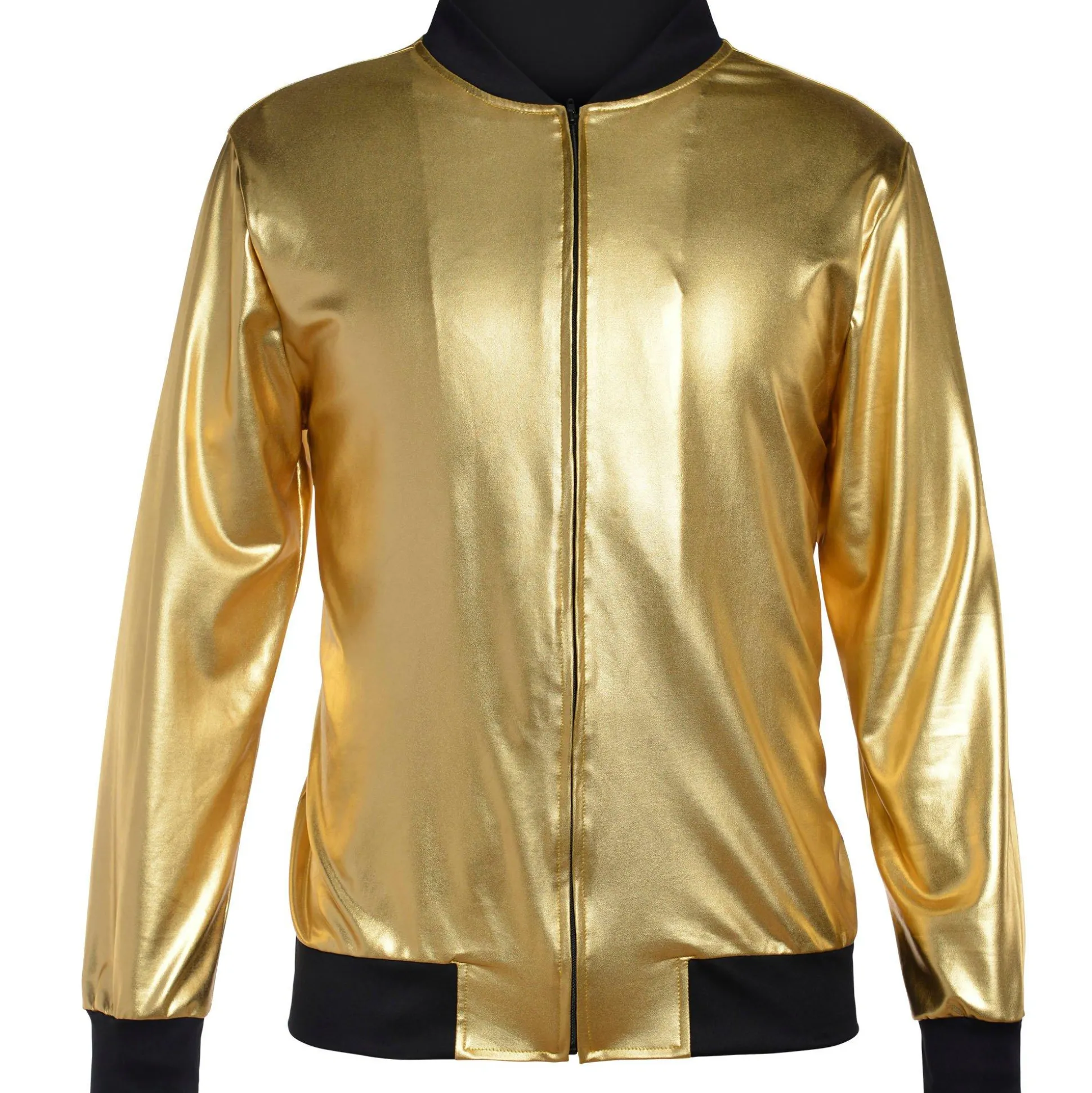 Best Gold Hip Hop Track Jacket Couples' Costumes