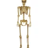 Party City Gold Life-Size Poseable Skeleton, 5Ft| Skeletons