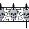 Party City Gothic Skull Fences 2Ct| Tombstones & Fencing