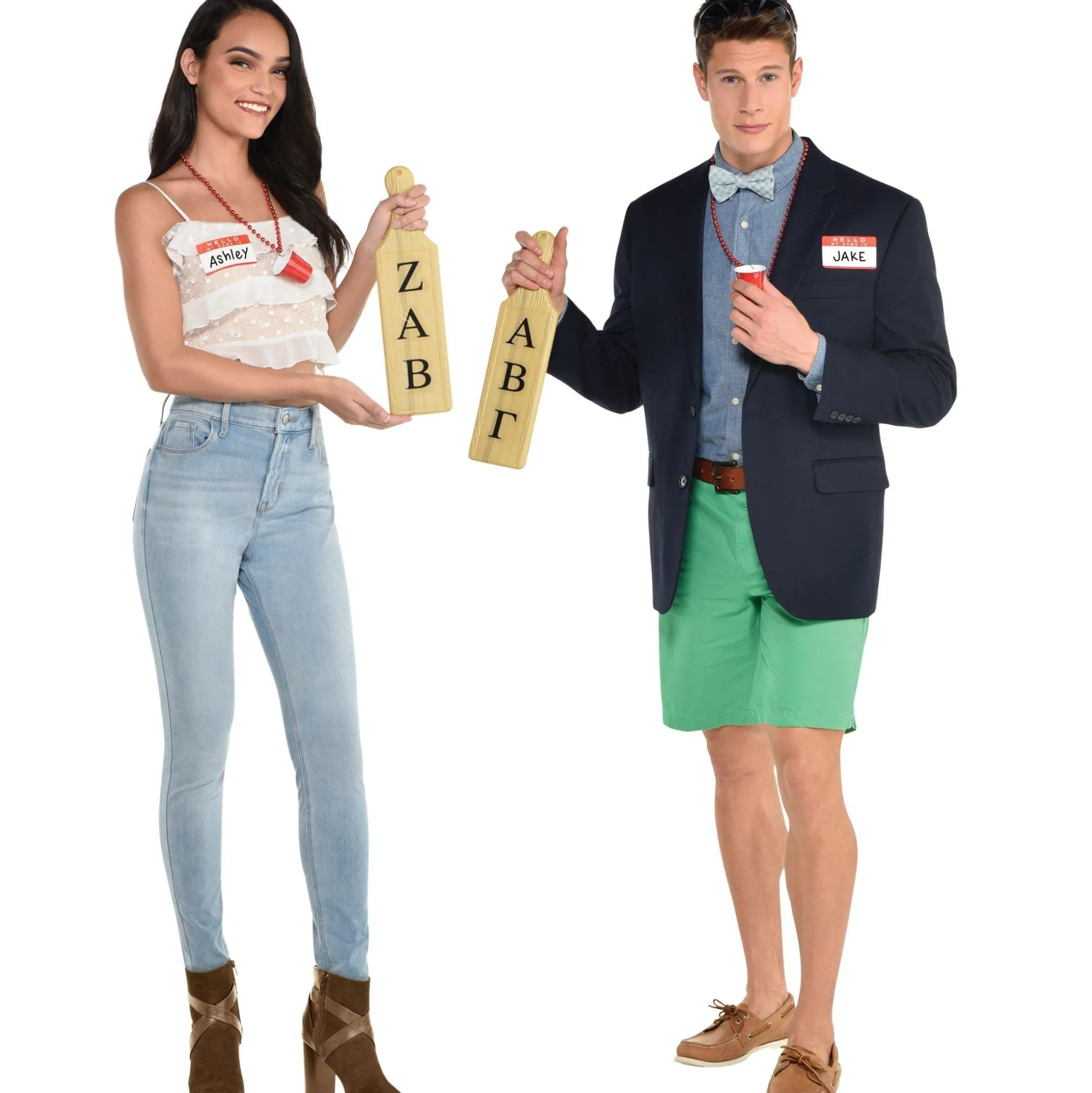 Clearance Greek Life Student Costume Accessory Kit Couples' Costumes