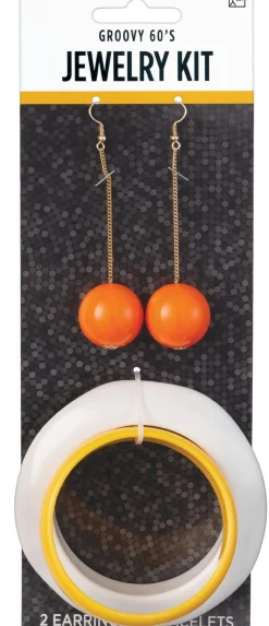 Store Groovy 60S Mod Jewelry Set, 3Pc Jewelry