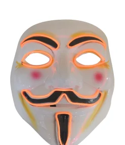 Best Sale Guy Fawkes Light-Up Mask Scary