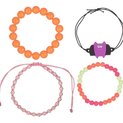 Party City Halloween Bat Bracelets, 4Pc| Favors & Favor Bags