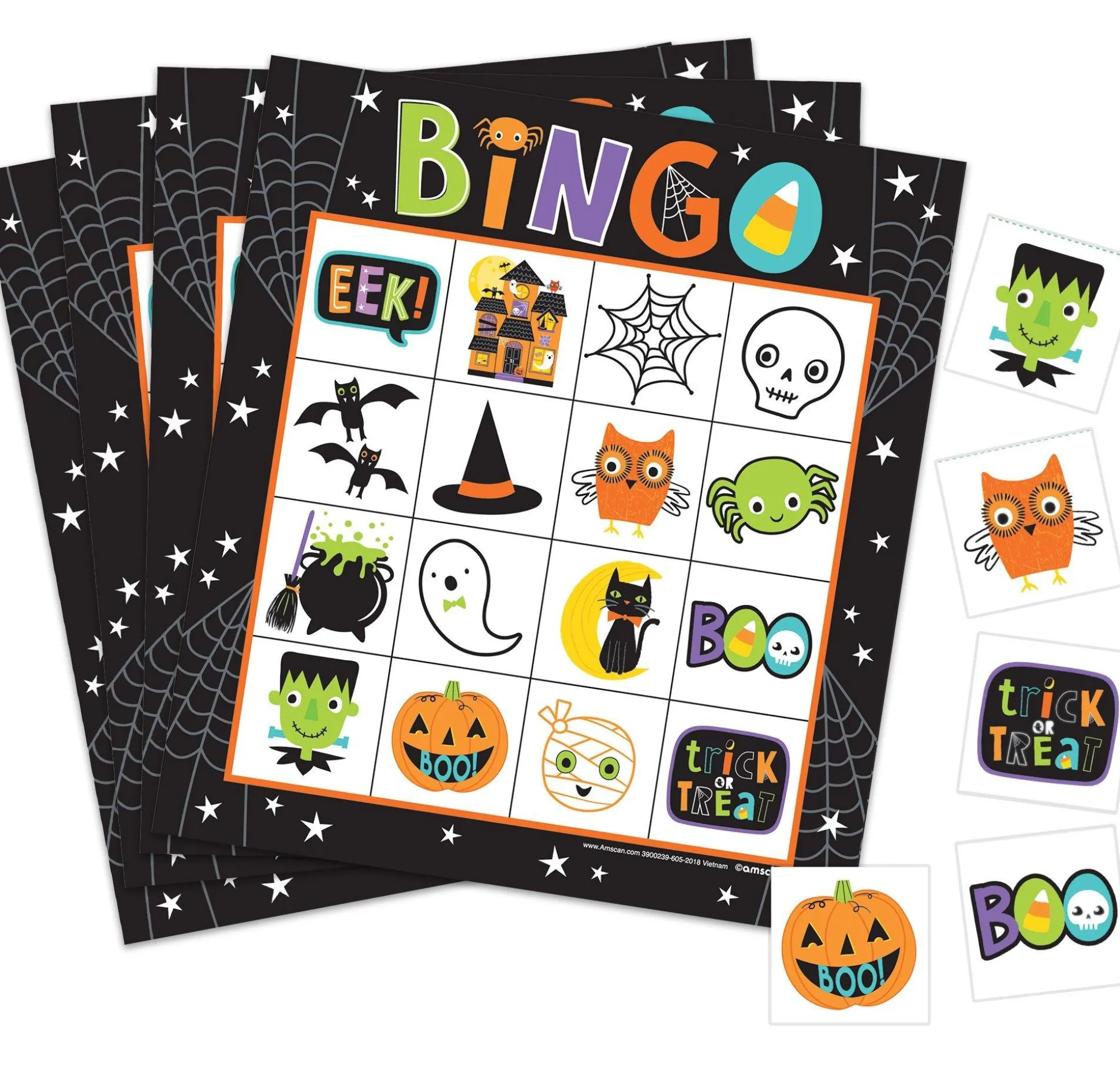 Party City Halloween Bingo Game| Pi Atas, Games, & Activities