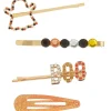 Outlet Halloween Boo Bobby Pin & Hair Clip Set, 4Pc Headbands, Tails