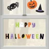 Party City Halloween Friends Gel Cling Decals 17Ct| Spooky Friends