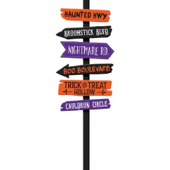 Party City Halloween Place Mdf Directional Yard Sign, 47In| Yard Stakes & Signs