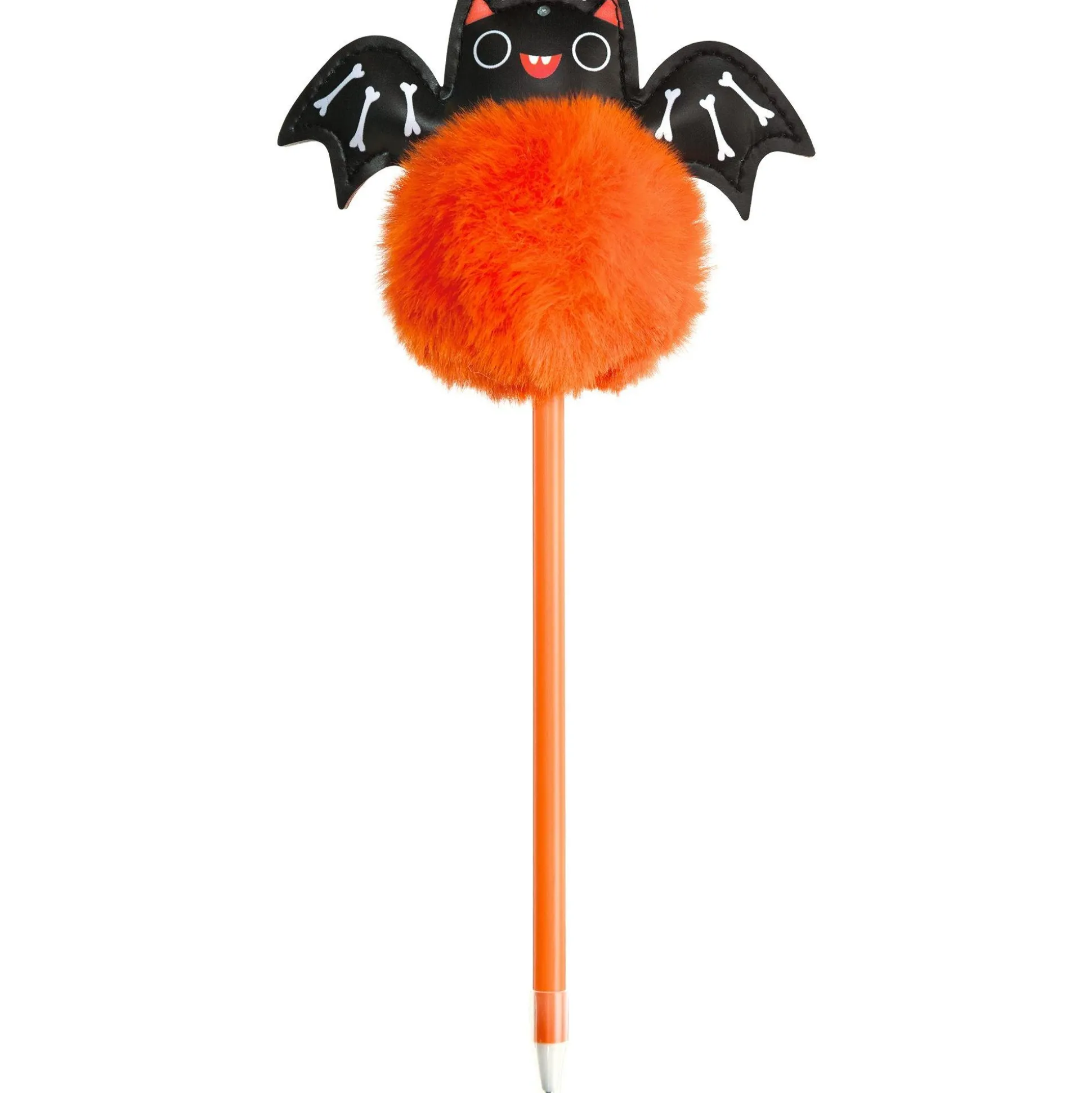 Party City Halloween Puffy-Topped Bat Yarn & Plastic Pen, 4.25In X 9.25In| Favors & Favor Bags