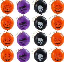 Party City Halloween Punch Balloons 16Ct| Favors & Favor Bags