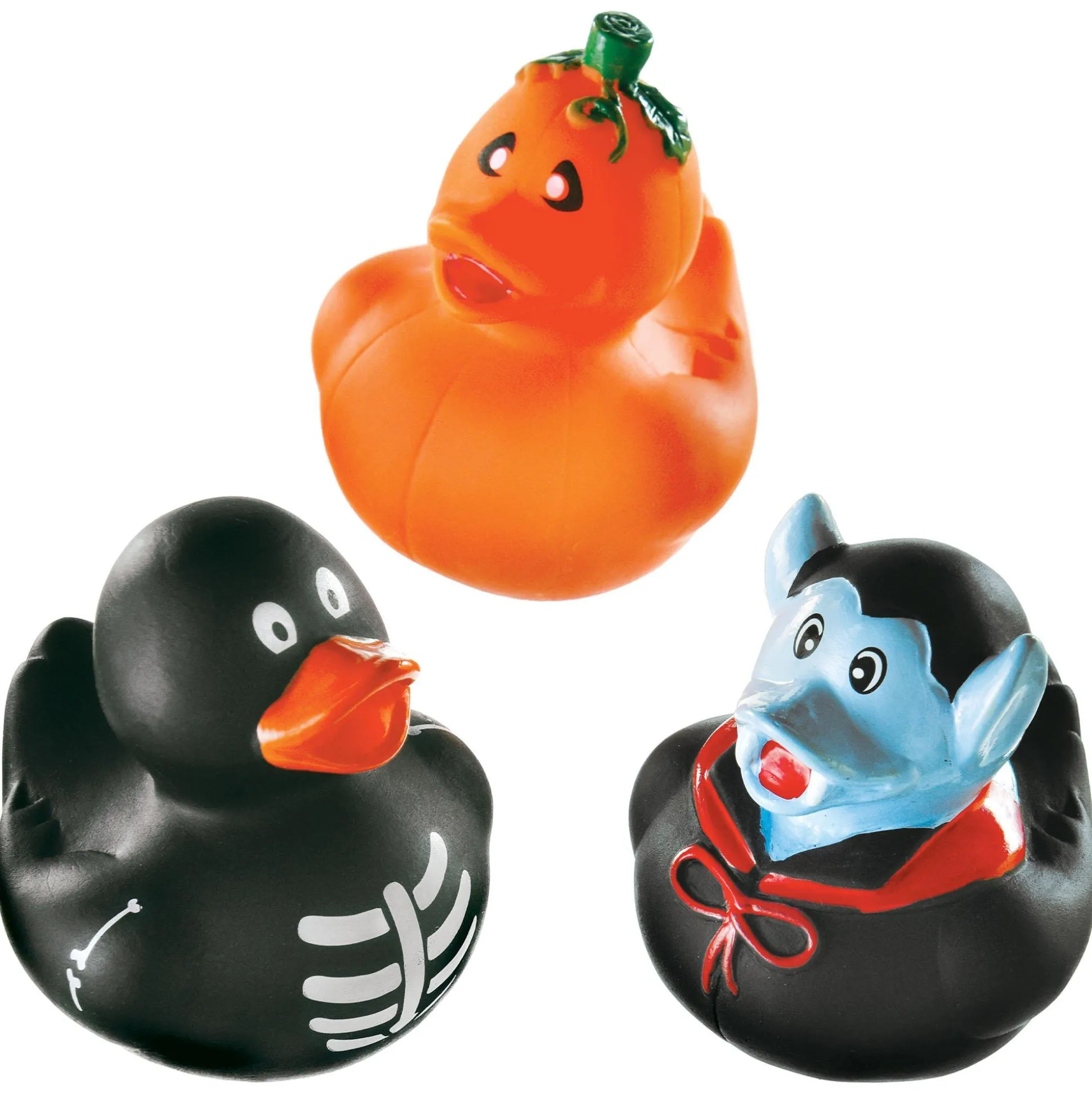 Party City Halloween Rubber Ducks, 2In, 16Ct| Favors & Favor Bags