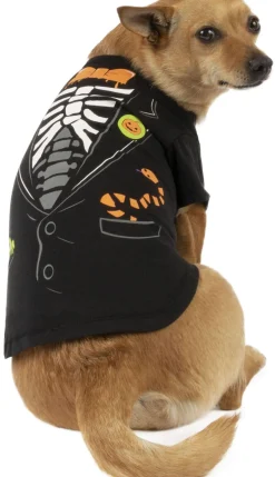 Store Halloween Skeleton Tuxedo T-Shirt For Dogs Dog & Pet Costumes