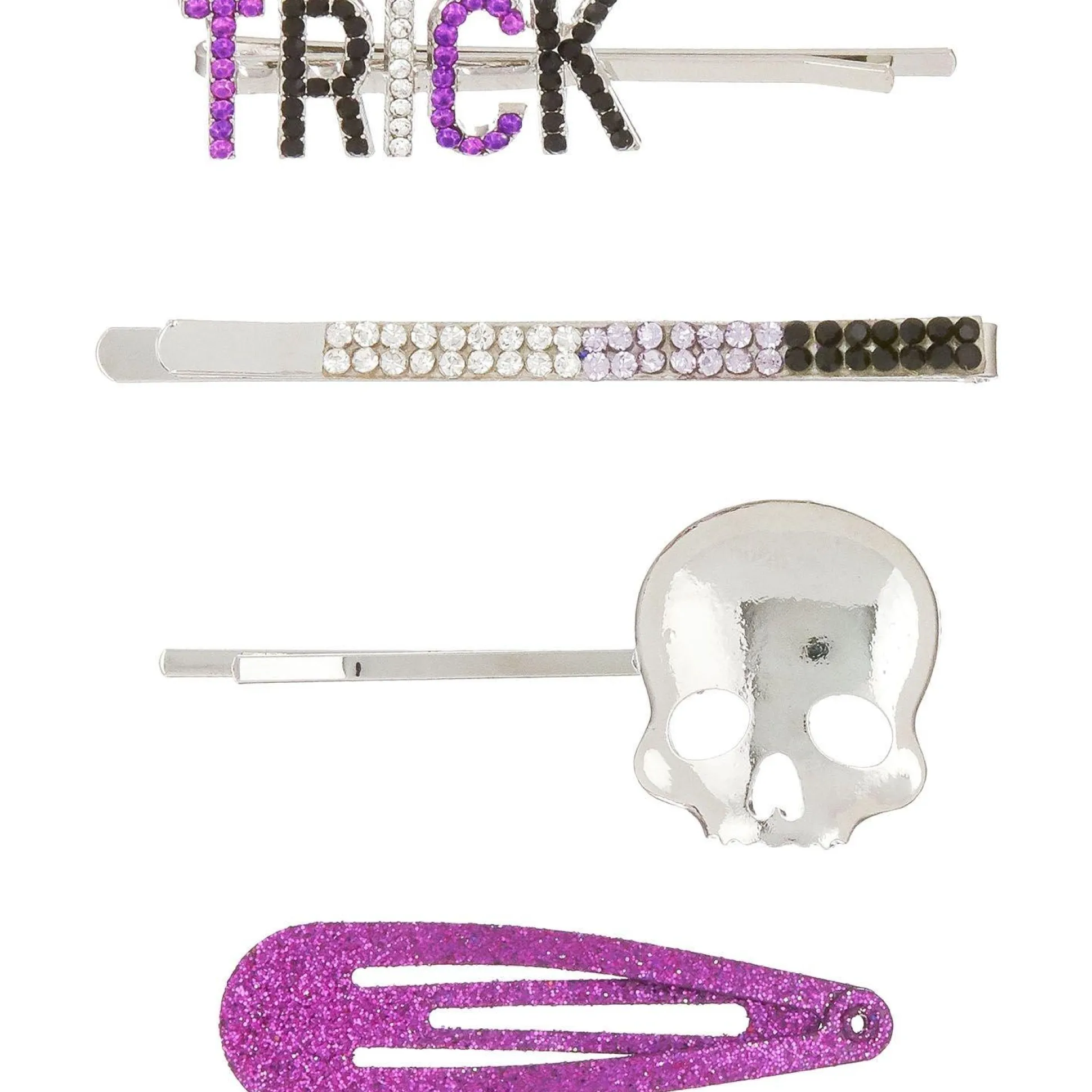Store Halloween Trick Bobby Pin & Hair Clip Set, 4Pc Headbands, Tails