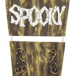 Party City Hanging Coffin With Animated Skull, 5Ft - Halloween Decoration| Hanging Decorations