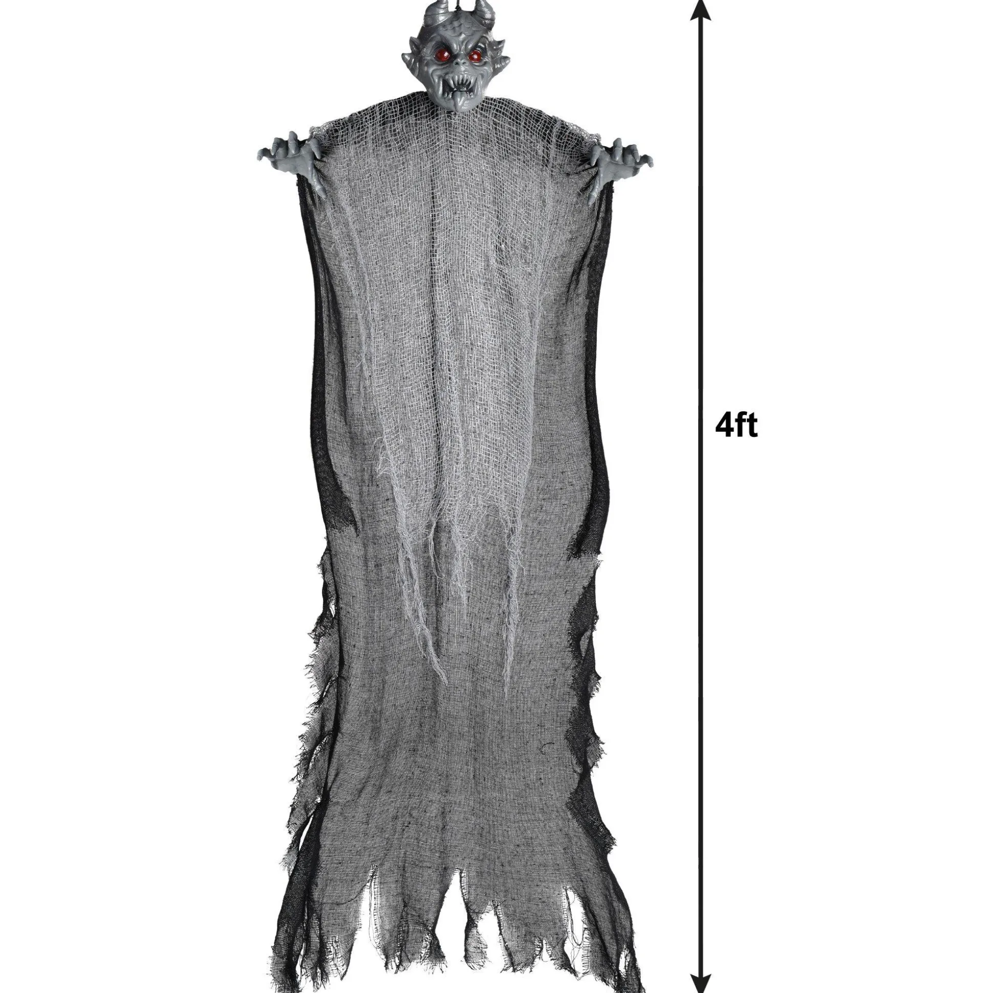 Party City Hanging Gargoyle Halloween Decoration, 48In| Hanging Props