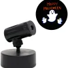 Party City Happy Halloween Ghosts Motion Projector, 3.5In X 3.75In| Strobe Lights & Black Lights