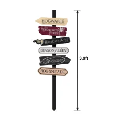 Party City Harry Potter Fiberboard Directional Yard Stake, 47.1In| Harry Potter Hogwarts